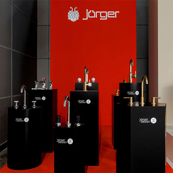 Teaser Joerger exhibition Artdom taps by Joerger Design