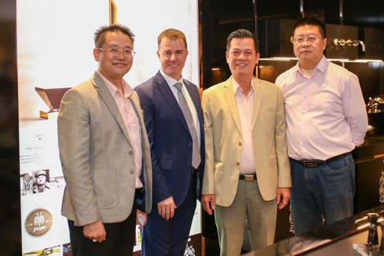 Jörger Opening of the exhibition UUVIET Solutions in Vietnam with our managing director Oliver Jörger, our South East Asia representative Mr. Jiang and Dao Ngoc Hoang Giang
