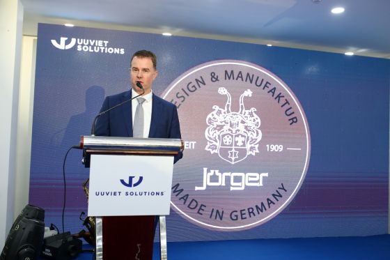 Jörger Opening of the exhibition UUVIET Solutions in Vietnam with our managing director Oliver Jörger