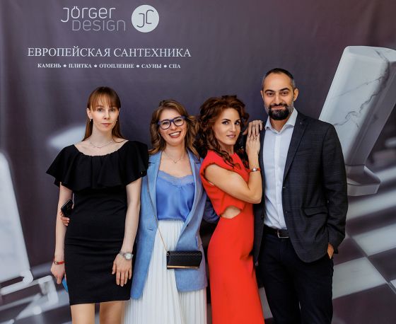 Jörger Design, Shado, премьера, Анна Мицых, глава представительства, Юлия Грекова, представитель, Татьяна Данилова, Воскан Дашаян, Европейская Сантехника, дизайнерский смеситель, презентация, салон, элитный, интерьер ванной, премиум