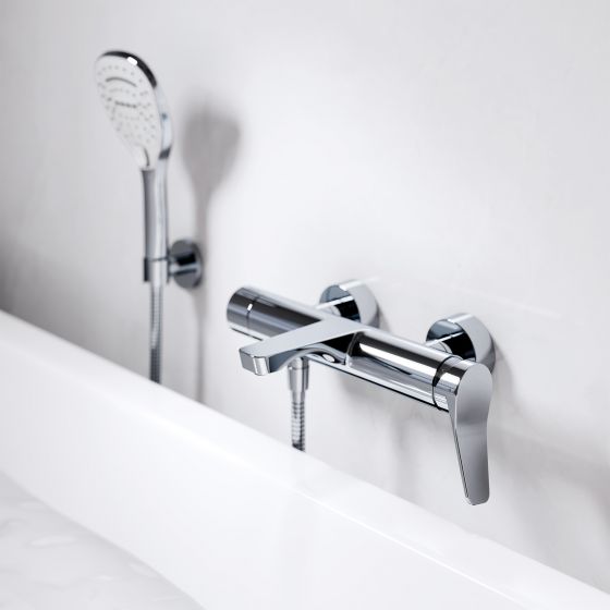 Jörger Design, Eleven, chrome, faucet, bathtub, shower set, designer faucets, joerger