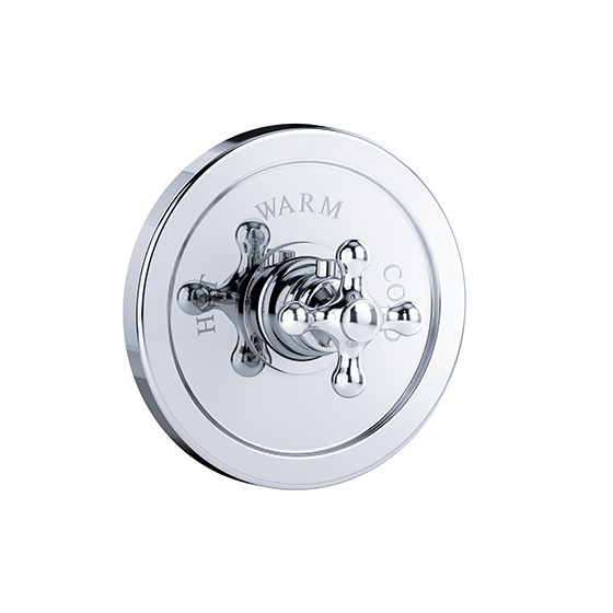 Shower mixer - Concealed wall thermostat ¾" without flow control, assembly set - Article No. 109.40.520.xxx