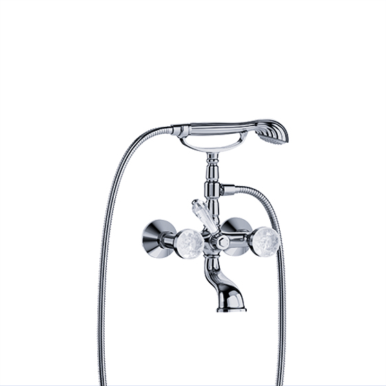 Bath tub mixer - Exposed tub/shower mixer ½“ inclusive shower set - Article No. 605.20.109.xxx