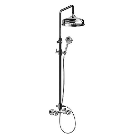 Shower mixer - Exposed shower mixer ½", set with shower system  - Article No. 605.20.410.xxx