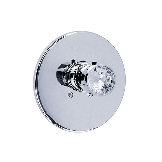 Shower mixer - Concealed wall thermostat ¾" without flow control, assembly set - Article No. 605.40.560.xxx