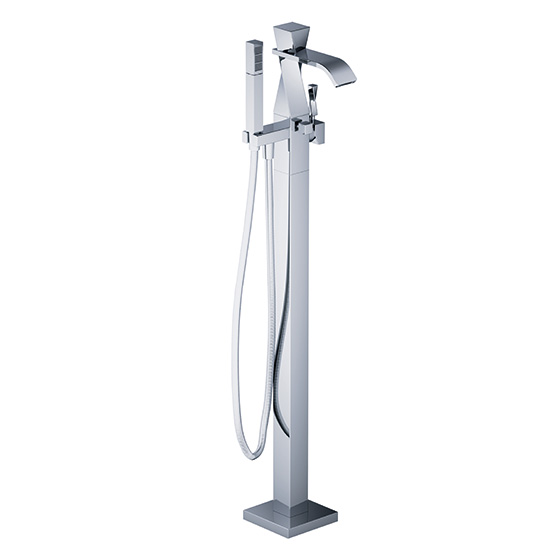 Bath tub mixer - Tub/shower mixer for floor standing mounting,assembly set - Article No. 623.10.820.xxx