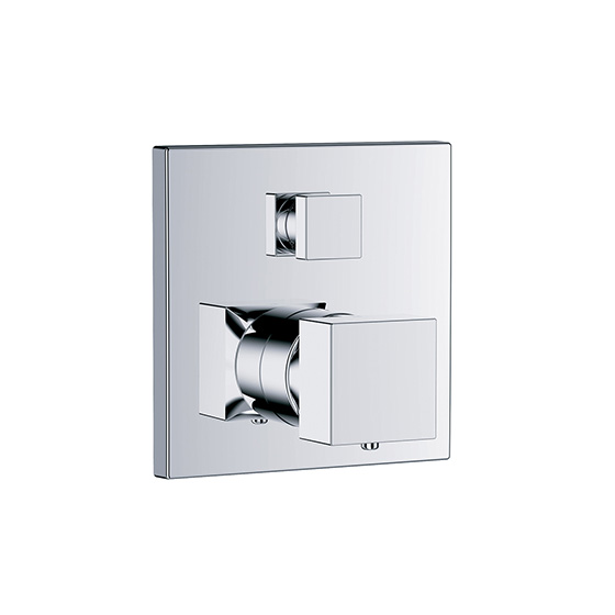 Shower mixer - Concealed wall thermostat ½" with flow control,assembly set with functional unit - Article No. 626.40.360.xxx