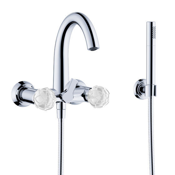 Bath tub mixer - Exposed tub/shower mixer, inclusive shower set ½“ - Article No. 631.20.100.xxx-AA