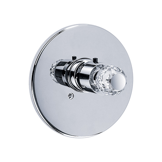 Shower mixer - Concealed wall thermostat ¾" without flow control, assembly set - Article No. 637.40.555.xxx-AA