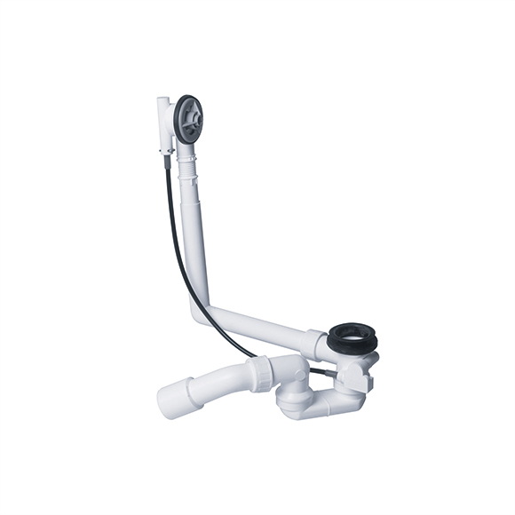 Bath tub mixer - Bathtub filler with waste and overflow set, built-in element - Article No. 649.15.224.xxx