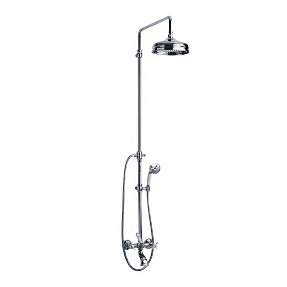 Shower mixer - Exposed set with shower system ½“ - Article No. 629.20.390.xxx